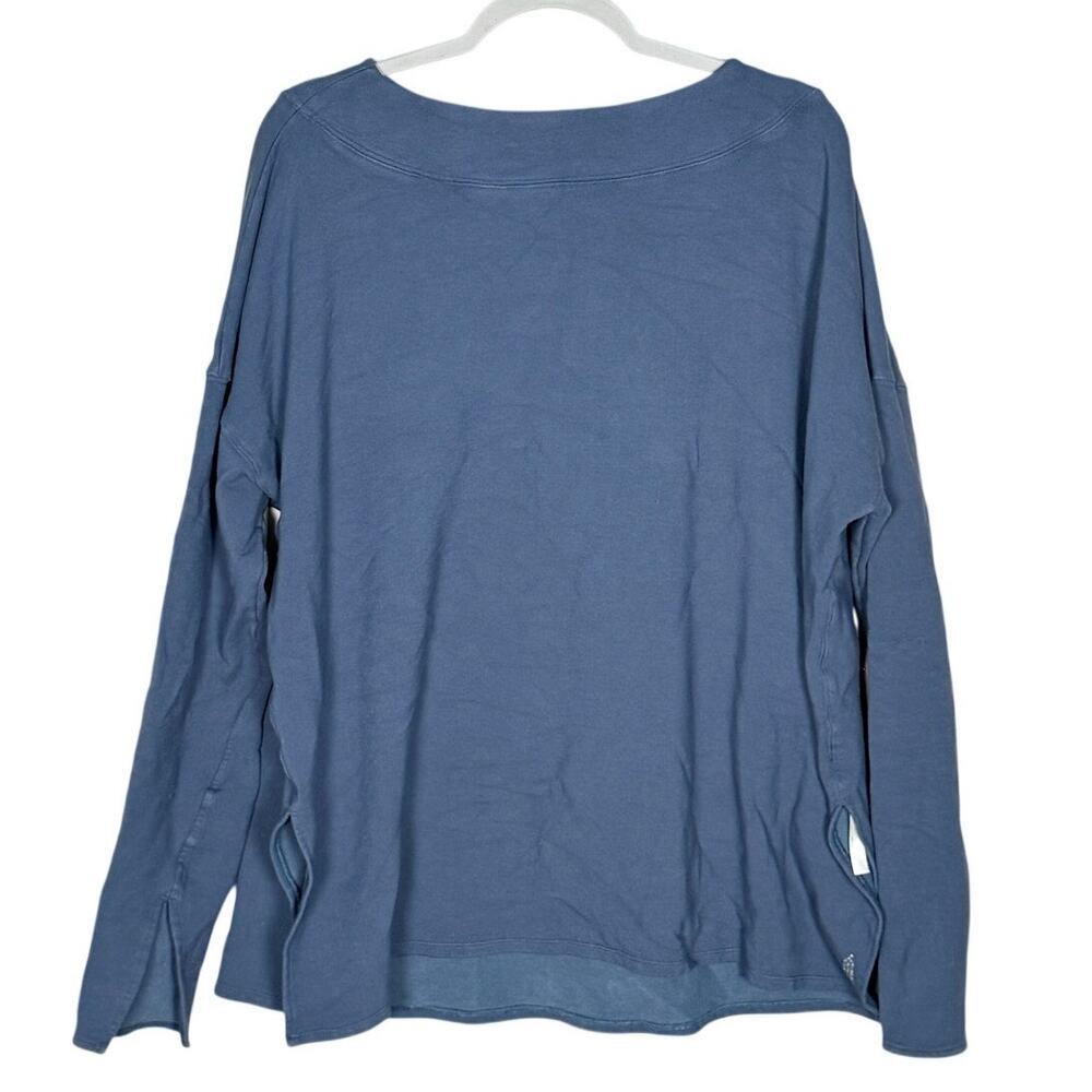 Free People Rhythmic Sweater Top FP Movement x The Class Blue Size Medium